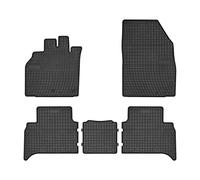 DBS Rubber car floor mat - custom made - 4 pieces rubber -odourless - anti-slip - raised edges - steering wheel left - 1765921
