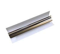 DBS Silver 8mm Internal Corner Trim for Bathroom Cladding & Panels PVC Wet Wall