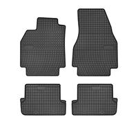 DBS Tailored Car Mats for Megane 2 (2002-2011) - 4 Pieces - Non-Slip Car Floor Mats - Soft - 100% Rubber