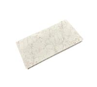 DBS White Marble 10mm Sample Piece Bathroom PVC Cladding Wall Shower Panel Sample