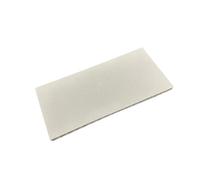 DBS White Shimmer 10mm Sample Piece Bathroom PVC Cladding Wall Shower Panel Sample