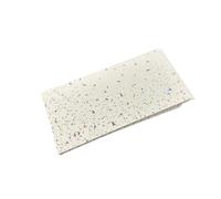 DBS White Sparkle 10mm Sample Piece Bathroom PVC Cladding Wall Shower Panel Sample