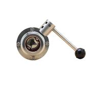 DBTGCFPW Valve Vacuum Quick Installation Butterfly 304 Stainless Steel Corrosion Resistant Manual KF16 KF25 KF40 KF50(Kf25)