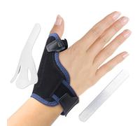 DBTW Adjustable Thumb Support Brace, Right or Left Hand Trigger Thumb Brace, Sports Thumb & Wrist Stabilizer with 4.5m Bandage, Wrist and Thumb Splint for Arthritis Tendonitis Carpal Tunnel Syndrome
