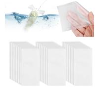 Dbuwqips Pack of 150 PVA Bags Fishing PVA Bags 50 x 100 mm Kod Bags PVA + Bag PVA Bags Carp Fishing Bait Bags for Dissolving Fishing Bait Pellet Bait Carp Bait