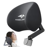 Dbvnnsy Ergonomic Office Chair Headrest Attachment, Adjustable & Detachable Memory Foam Mesh Neck Support for Office Chairs, Comfortable Head Pillow Rest