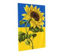 Dbvnnsy Ukraine Garden Flag, The Sun Will Rise Sunflower Garden Flag Patriotic Ukrainian National Yard Flags 30x45cm