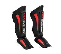 DBX Bushido SP-10V1 Tibia, Shin and Foot Protectors - Black/Red