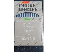 DBx1 Industrial Sewing Machine Needles - Sizes 70/10 to 140/22 - for Brother, Juki, Singer, Consew & More - Industrial Needles (80/12)