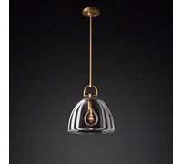 DBXMJWCMDT Brass Crystal Chandelier - Modern Indoor Crystal Chandelier with Brass Body and E14 Base, Perfect for Kitchen Island, Dining Room, Bedroom and Living Room Type C