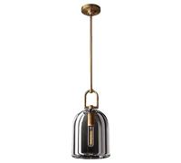 DBXMJWCMDT Brass Crystal Chandelier - Modern Indoor Crystal Chandelier with Brass Body and E14 Base, Perfect for Kitchen Island, Dining Room, Bedroom and Living Room Type A