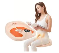 DBXMJWCMDT Electric Pelvic Floor Exerciser, Portable EMS Kegel Trainer with Heating & Adjustable Intensity, Pelvic Floor Chair for Postpartum Recovery, Muscle Training for Women & Unisex Use