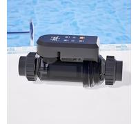 DBXMJWCMDT Salt Water Pool Chlorinator System, Smart App-Controlled Salt Chlorine Generator with Titanium Cell, Self-Cleaning, for Pools up to 25,000 Gallons, Easy Install 25g