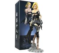 DBZ Android 18 Figure, Statue Anime Android 18 Lazuli Standing Pose Figure Two Head Cosplay PVC Collectible Model Statues 11.8''