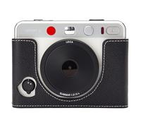 DBZZ Sofort 2 Case case Handmade Genuine Leather Camera Protective Half Camera case, for Laica Sofort 2 (Black - PalmSwell Texture)