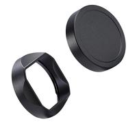 DBZZ Square Metal Lens Hood for Voigtlander 35mm f1.4 Replace LH-6 - Black | Square metal hood with cap for Voigtlander Nokton 35mm f1.4 40mm f1.4 50mm f1.5 fits 43mm filters, Replace LH-6 reduces glare