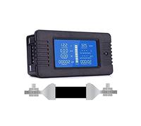 DC 0-200V 100A/300A 9 In 1 LCD Digital Display Multimeter Battery Monitor Power Energy Impedance Resistance Voltmeter (Color : 100A Shunt)