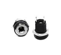 DC-022b DC power socket 2-pin welding wire with nut 5.5 * 2.1/2.5 3.5 * 1.3 all copper(100pcs 5.5x2.5mm)