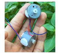 DC 1.0-7.4V Silent electronic starter with Pulley Low Current Metal Brush electronic starter with Cooling Hole Shaft Dia 1.5mm 3500-15300rpm IINKUEYK