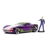 Joker Car & Figure 1969 Chevrolet Corvette Stingray 1:24 Scale Model Jada 31199