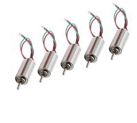 DC 1.5-3.7V 42000RPM Coreless Micro DC Motor 4mmx8mm for Airplane Model RC Toys, Pack of 5