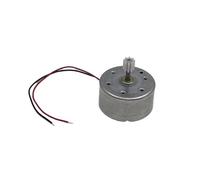 DC 1.5V 3V 5V 6V RF-300C-1D390 RF-300CA Round Spindle electronic starter High Speed with 8 Teeth Gear DIY RUAJOGYNVM(Model A)