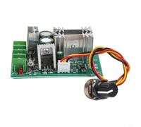 DC 10-60V Motor Controller 20A for pwm Voltage Regulator Board for Stepper Motors - Reversible Electronic Governor with Fuse 77mm Length