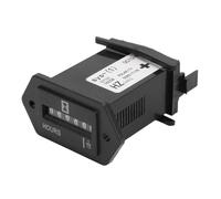 DC 10-80V Mechanical Rectangle Hour Meter Hourmeter, Waterproof Hour Meter for Generator Diesel Small Engine Boat Motocross Motor Truck Tractor