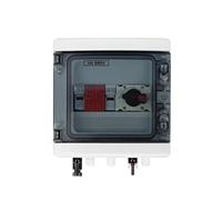DC 1000V 1 Input Output Solar Photovoltaic PV Combiner Box With Surge Lightning Protection Fuse MCB SPD Waterproof IP65