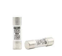 DC 1000V 14x51MM 40A 50A 63A PV Solar Fuse Metal Alloys for Power System Protection YROPV-63(25 V)