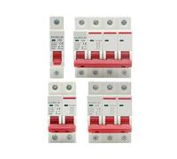DC 1000V 1P 2P 3P 4P Solar Circuit Breaker Overload Protection Switch 6A 10A 16A 20A 25A 32A 40A 50A 63A Photovoltaic MCB PV(4P,6A)