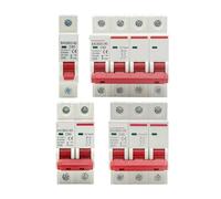 DC 1000V 1P 2P 3P 4PSolar Circuit Breaker Overload Protection Switch 6A 10A 16A 20A 25A 32A 40A 50A 63A Photovoltaic IINKUEYK(4P,16a)