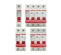DC 1000V 1P 2P 3P 4PSolar Mini Circuit Breaker Overload Protection switches 6A 10A 16A 20A 25A 32A 40A 50A 63A Photovoltaic MCB PV(25 V,4P)