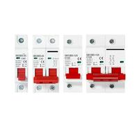 DC 1000V 2 Pole Circuit Breaker 80A/100A/125A, DIN Rail Solar PV Battery MCB, C Curve Overload Short Protection, Non-Polarized Switch(2P,100A)