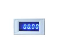 DC 10A Isolation Ammeter DC Current Meter Isolated Supply Voltage DC 8-18V Ampere Meter Test Positive Negative Current 0.4'' LED(Black cover-Blue)