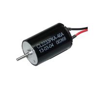 DC 12-24V 22mm Coreless electronic starter 2250-4600RPM Slow Speed Dual Shaft High Torque D Shaft Precision Engine AUOQKQUT(With Wire Motor)