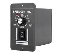 DC 12-60V 20A Brush Motor Speed Controller, Forward Reverse Electric Motor Speed Regulator with Knob Control for DC Motors in Industrial and DIY Applications