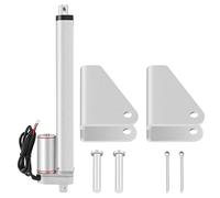 DC 12V 1000N Linear Actuator, Electric Linear Actuator with 150-500mm Stroke, All - Metal Housing IP54 Push - Pull Motor for Automotive Medical Engineering (Stroke 200mm)