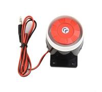 DC 12V 120dB Loud Indoor Siren Wired Alarm for For home Security System with High Sound Pressure and Metal ABS Construction