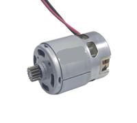 DC 12V-18V Speed Motor with 15-Tooth Metal Gear for Power Tools, Compatible with Drills, Garden Tools, and Screwdrivers
