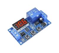DC 12V 24V 10A 20A dual display time relay module Mini LED digital delay relay timing delay cycle time control switch(12V)