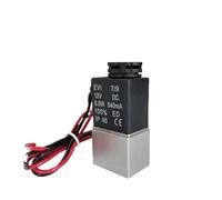 DC 12V 24V 110V 220V Solenoid Valve 1/8" 2 Way Normally Open Direct-Acting Pneumatic Valves for Water Air Gas Hot(DC 24V)