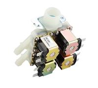 DC 12V/24V/220V G3/4" 1 in 4 out Plastic Electromagnetic Valve Normally Closed Water Drain Valve Electric Water Inlet Solenoid(DC 12V)