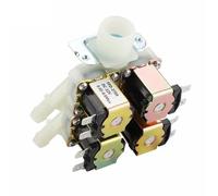 DC 12V/24V/220V G3/4 Lnch 1 in 4 Out Plastic Normally Closed Water Drain Inlet Solenoid 1Pcs(DC 24V)