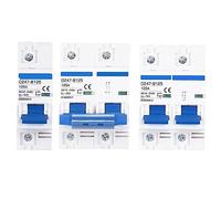 DC 12V 24V 36V 48V 72V Protector 80A 125A 63A 1P 2P Breaker Short Circuit Switch Automatic B Type AC-DC 2000W to 6000W 1Pcs(1P,100A)