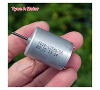 DC 12V-24V 370-11650 Precious Metal Brush electronic starter 3000-6000RPM Mute for Auto Parts AV Equipment Precision 370-11650 electronic starter EKFBQBGW(Type A Motor)