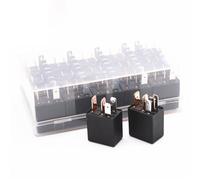 DC 12V 24V 40A Rated Current 1NO 1NC SPDT 4/5 Pins Car Automotive Alarm Relay 20Pcs(4PIN 12V)