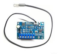 DC 12V 24V 4A Adjustable P-W-M Fan Controller, Automatic PC CPU Case Fans Temperature Control Governor With Sensor For 2 3 4-Wire DC Fan