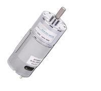 DC 12V 24V 6mm Shaft Dia Cylinder Permanent Magnet Geared Box Motor 5RPM-910RPM(680RPM)