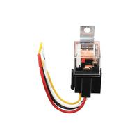 DC 12V 24V 80A Automotive Relay 4Pin 5Pin Dual Contact Copper Pin with Socket Waterproof Relay Module(24V 4PIN)